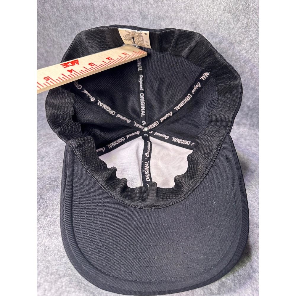 Quiksilver Mens Baseball Cap Black Embroidered Logo Paisley Pattern Hat - Picture 5 of 6